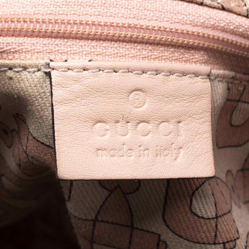 Gucci Beige Leather Abbey Hobo 5