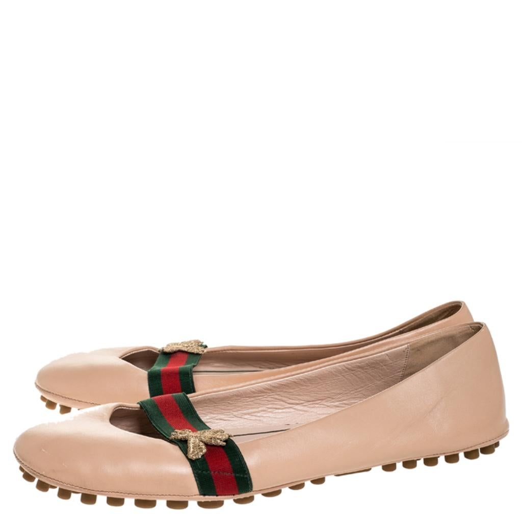Gucci bayadere bee ballerina flat cheap