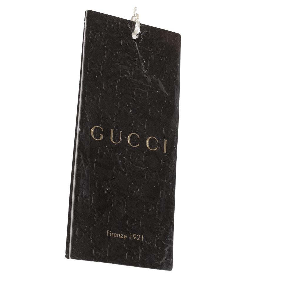 Gucci Beige Leather Bamboo Frame Tassel Clutch 8