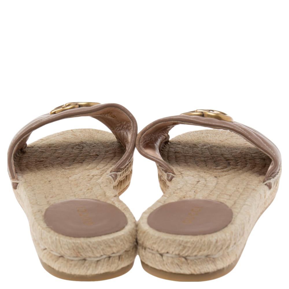 gucci gg espadrille slides
