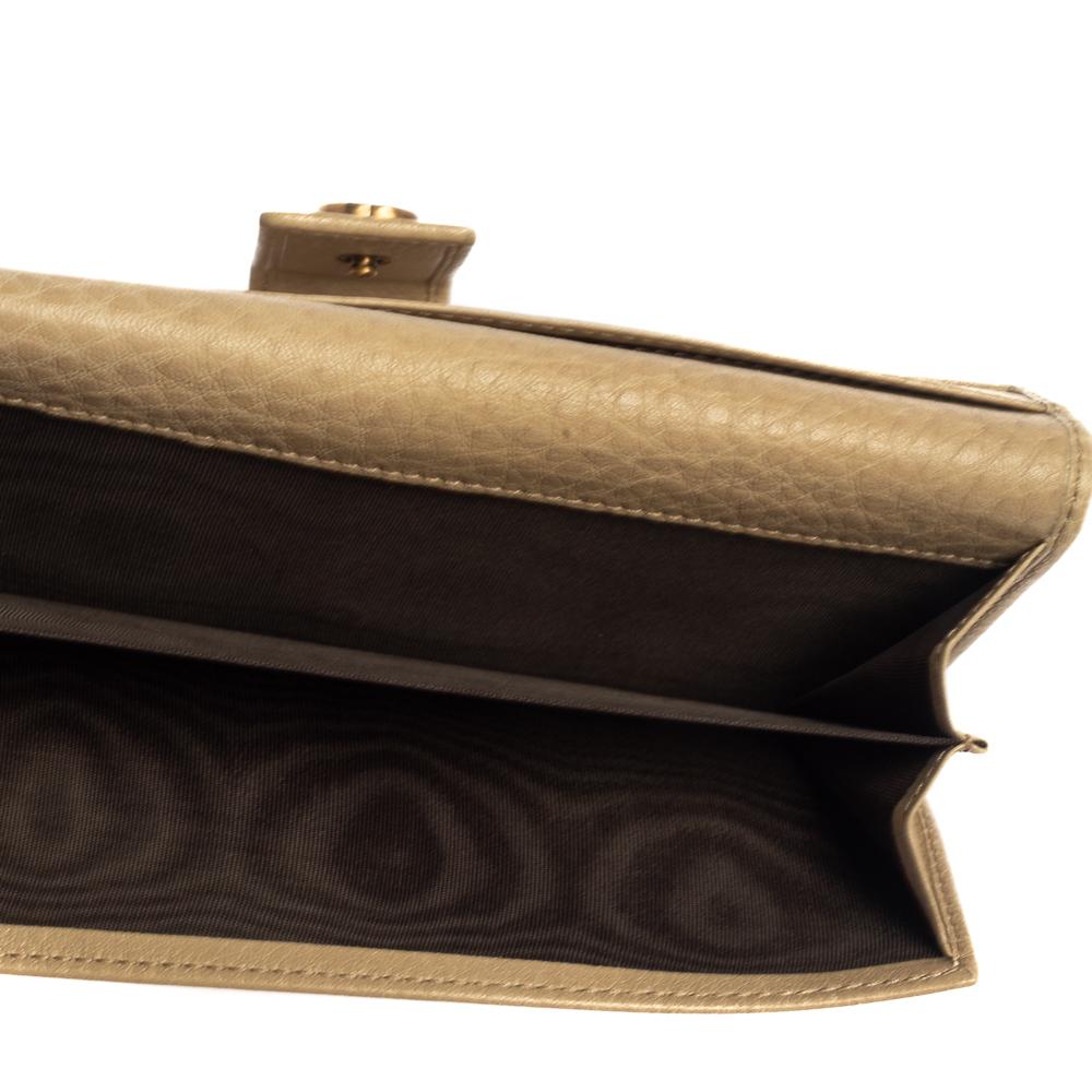 Gucci Beige Leather Interlocking G Continental Wallet 1