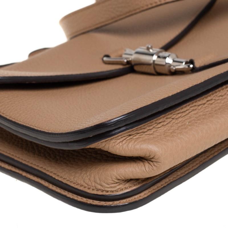 Gucci Beige Leather Jackie Crossbody Bag 4