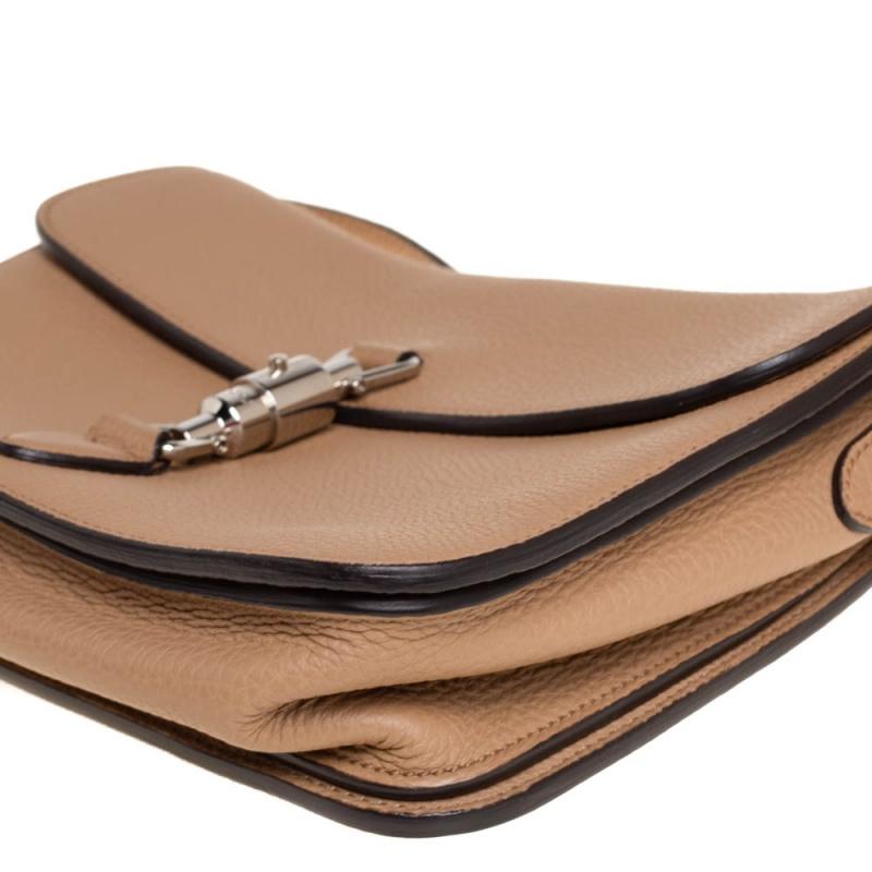 Women's Gucci Beige Leather Jackie Crossbody Bag