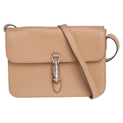 Gucci Beige Leather Jackie Crossbody Bag