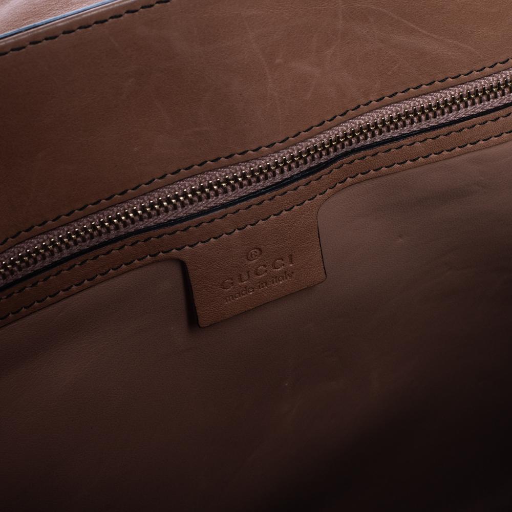 Gucci Beige Leather Large Emily Chain Shoulder Bag 7