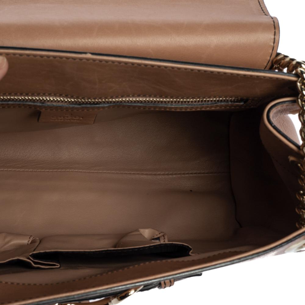 Gucci Beige Leather Large Emily Chain Shoulder Bag 4