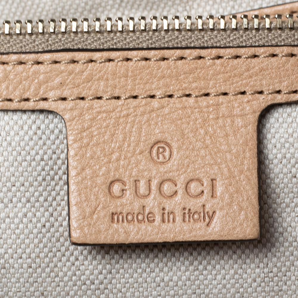 Gucci Beige Leather Medium Bamboo Shopper Tote 6