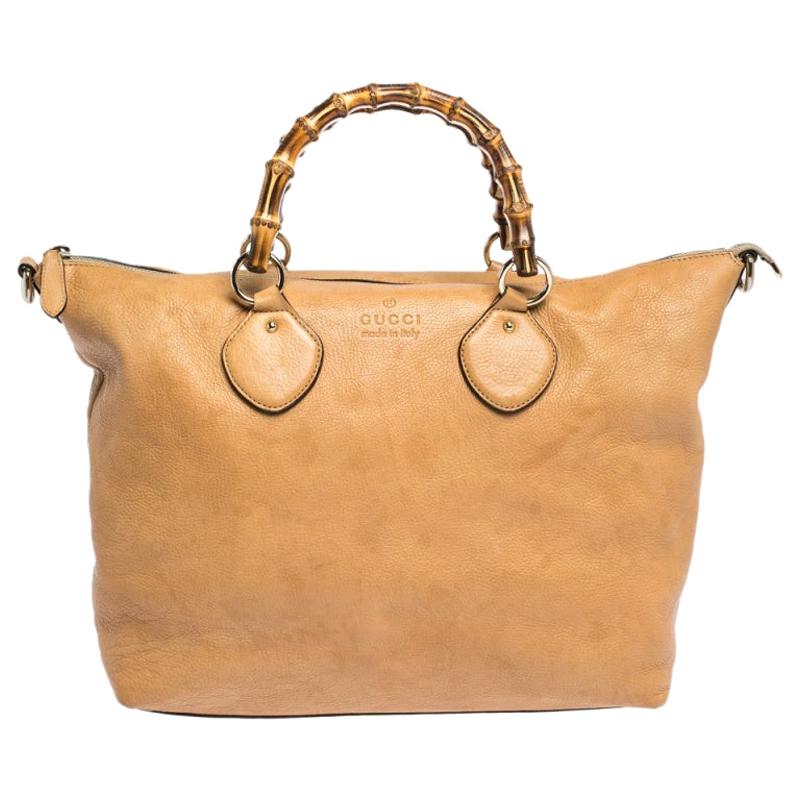 gucci beige leather bag