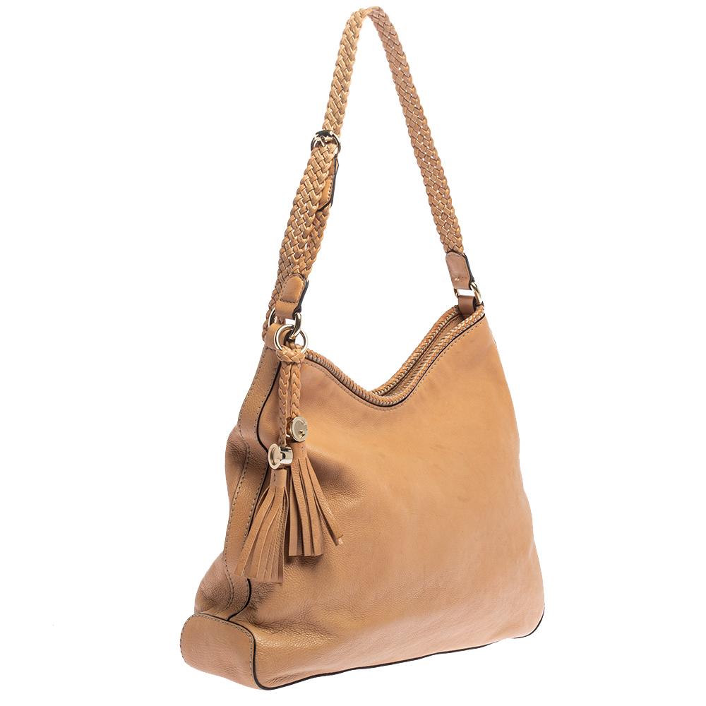 Women's Gucci Beige Leather Medium Marrakech Hobo
