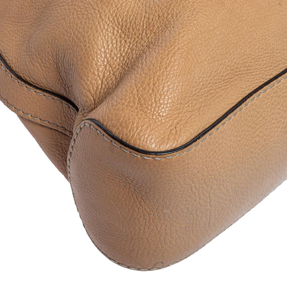 Gucci Beige Leather Medium Marrakech Hobo 3