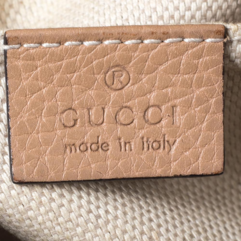Women's Gucci Beige Leather Soho Disco Crossbody Bag