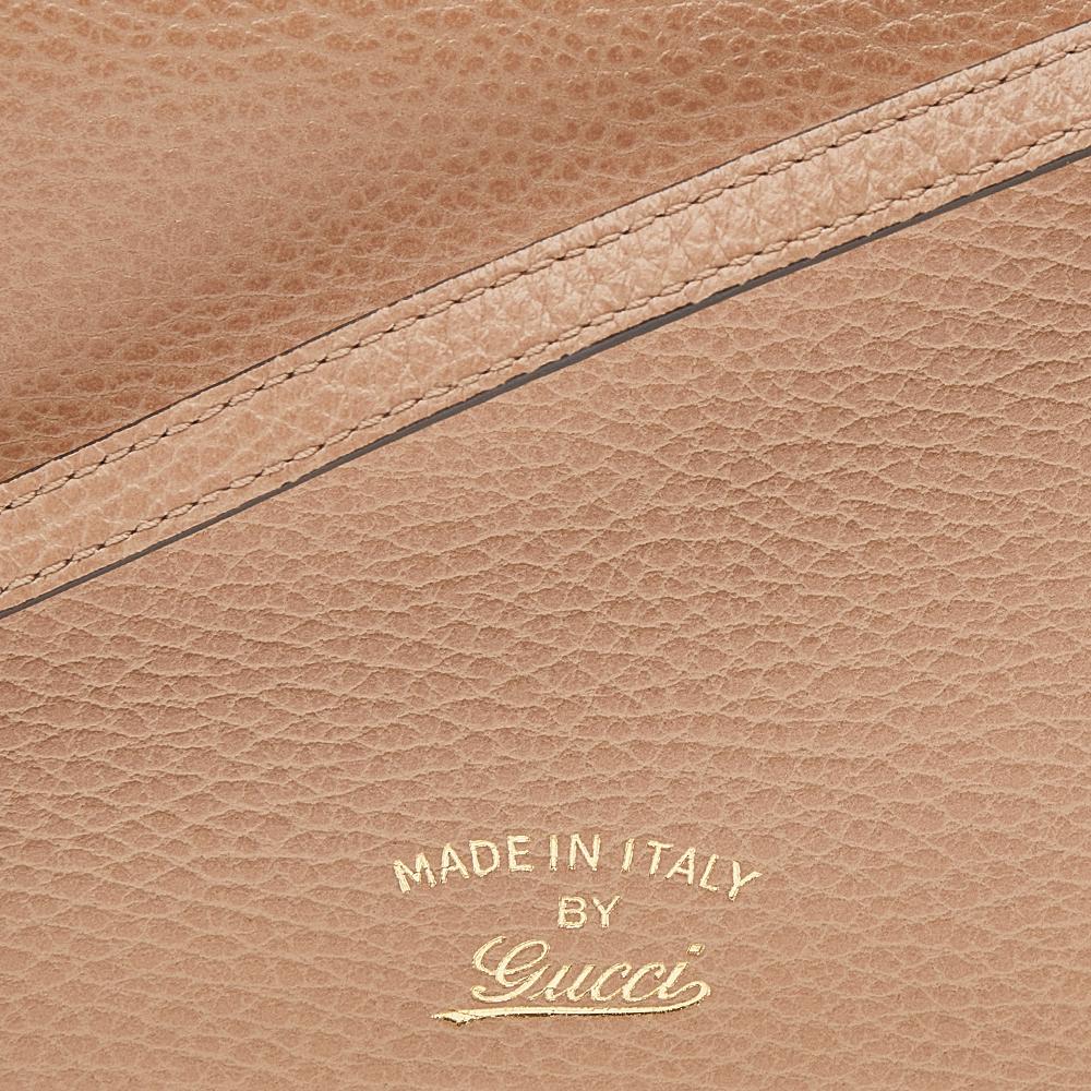 Gucci Beige Leather Swing Wallet Shoulder bag 7