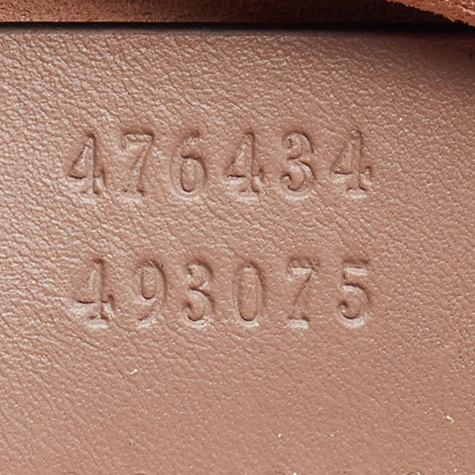 Gucci Beige Matelassé Leather GG Marmont Belt Bag 5