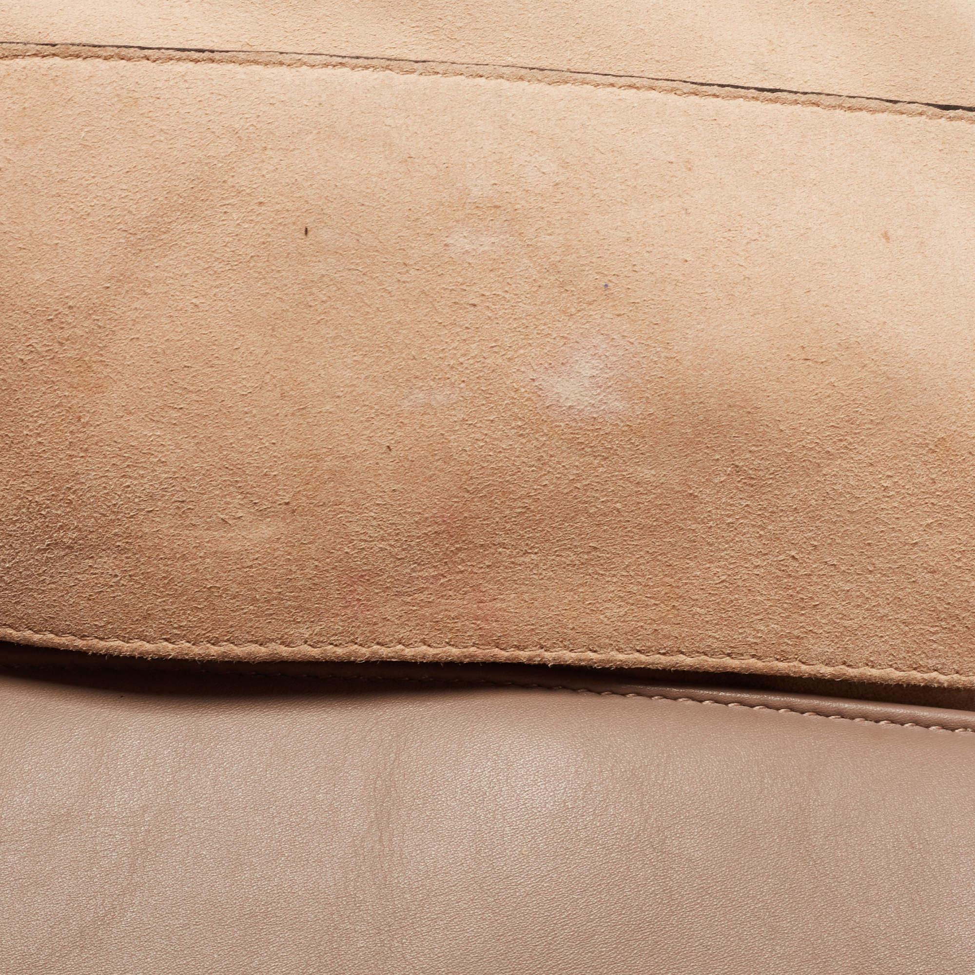 Gucci Beige Matelassé Leather Medium GG Marmont Shoulder Bag 6