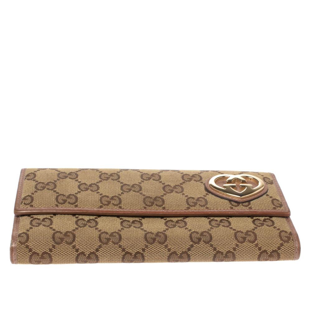 gucci wallet with heart