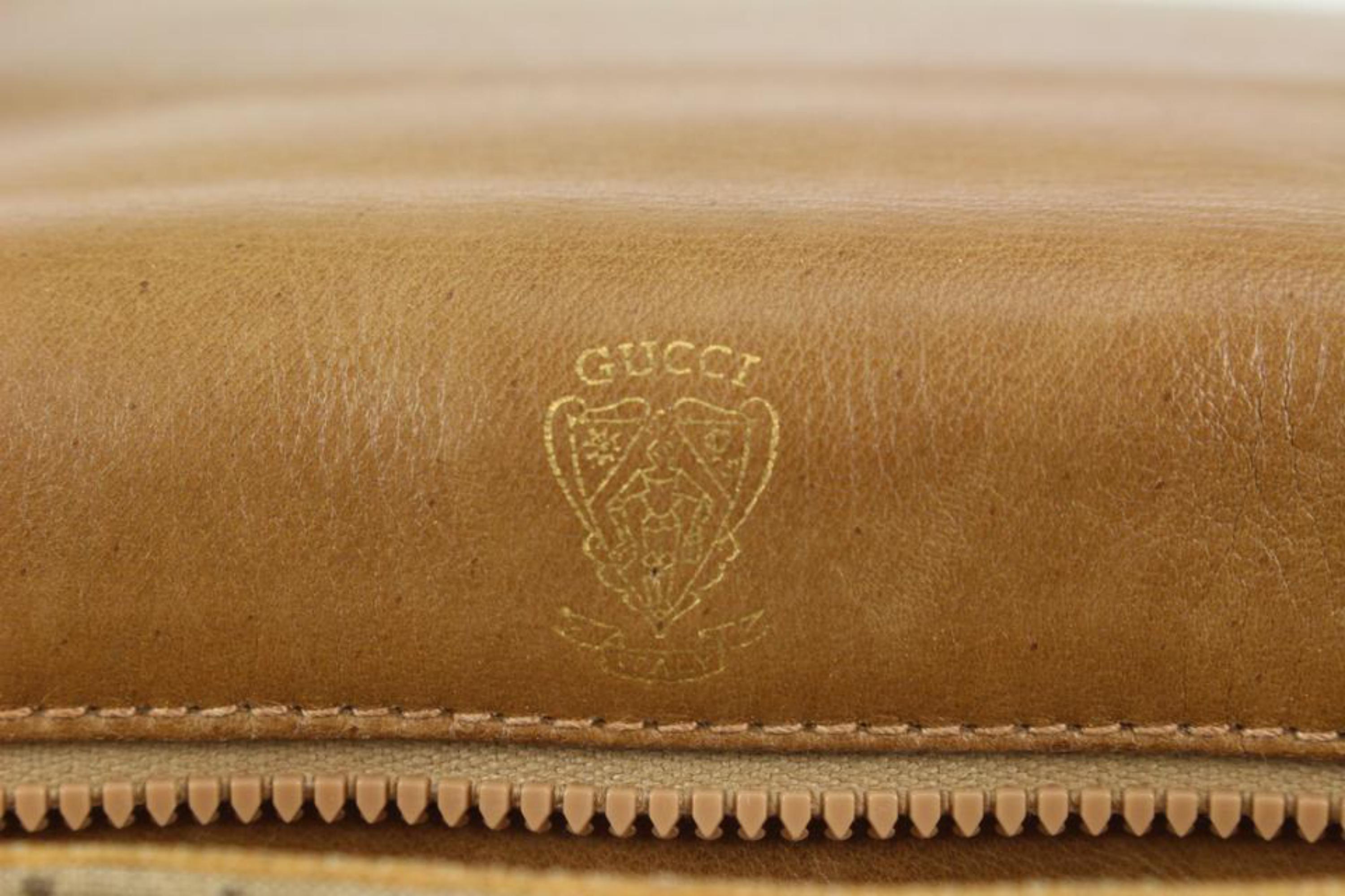 Gucci Beige Micro GG Monogram Crossbody Flap Bag 6G1021 For Sale 7
