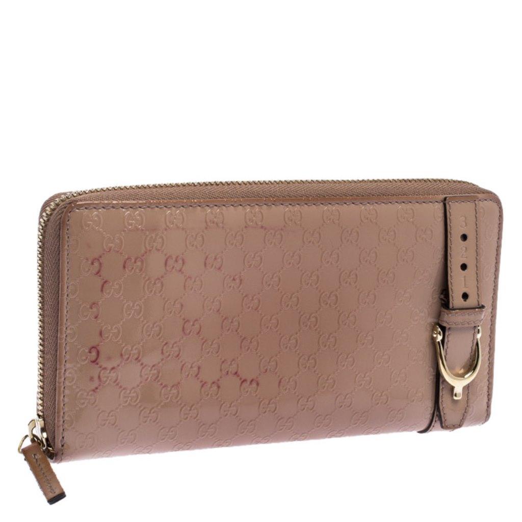 gucci patent leather wallet