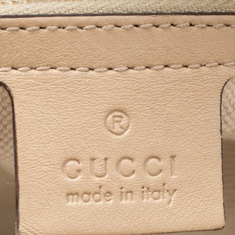 Gucci Beige Microguccissima Leather Medium Nice Top Handle Bag 3