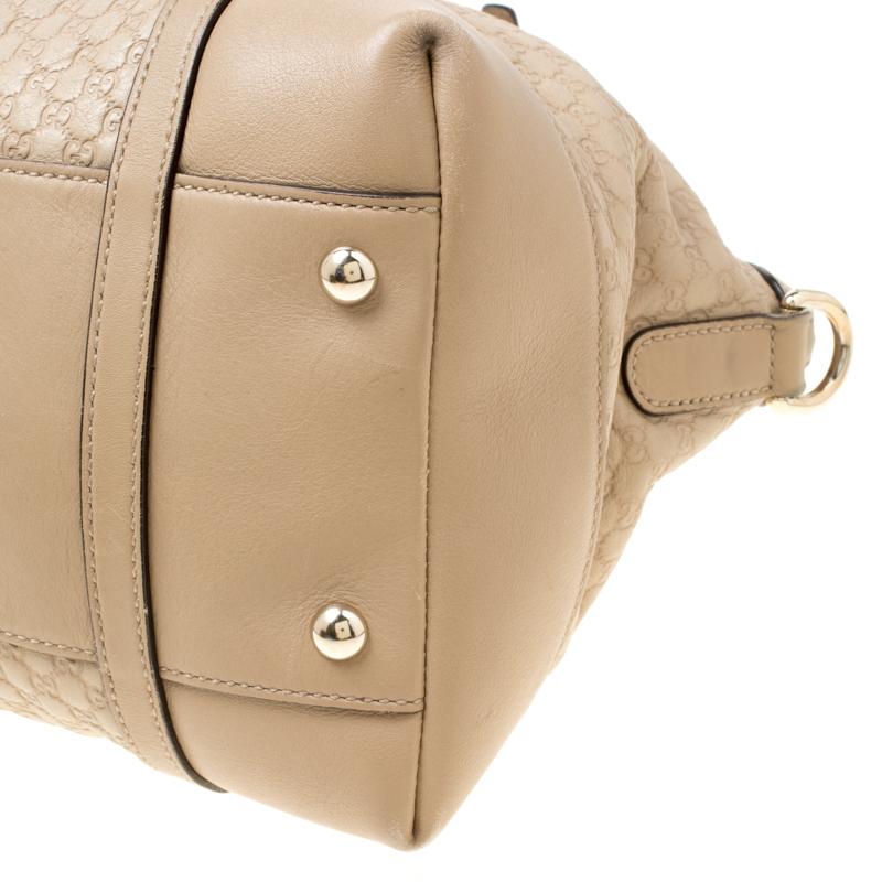 Gucci Beige Microguccissima Leather Medium Nice Top Handle Bag 5