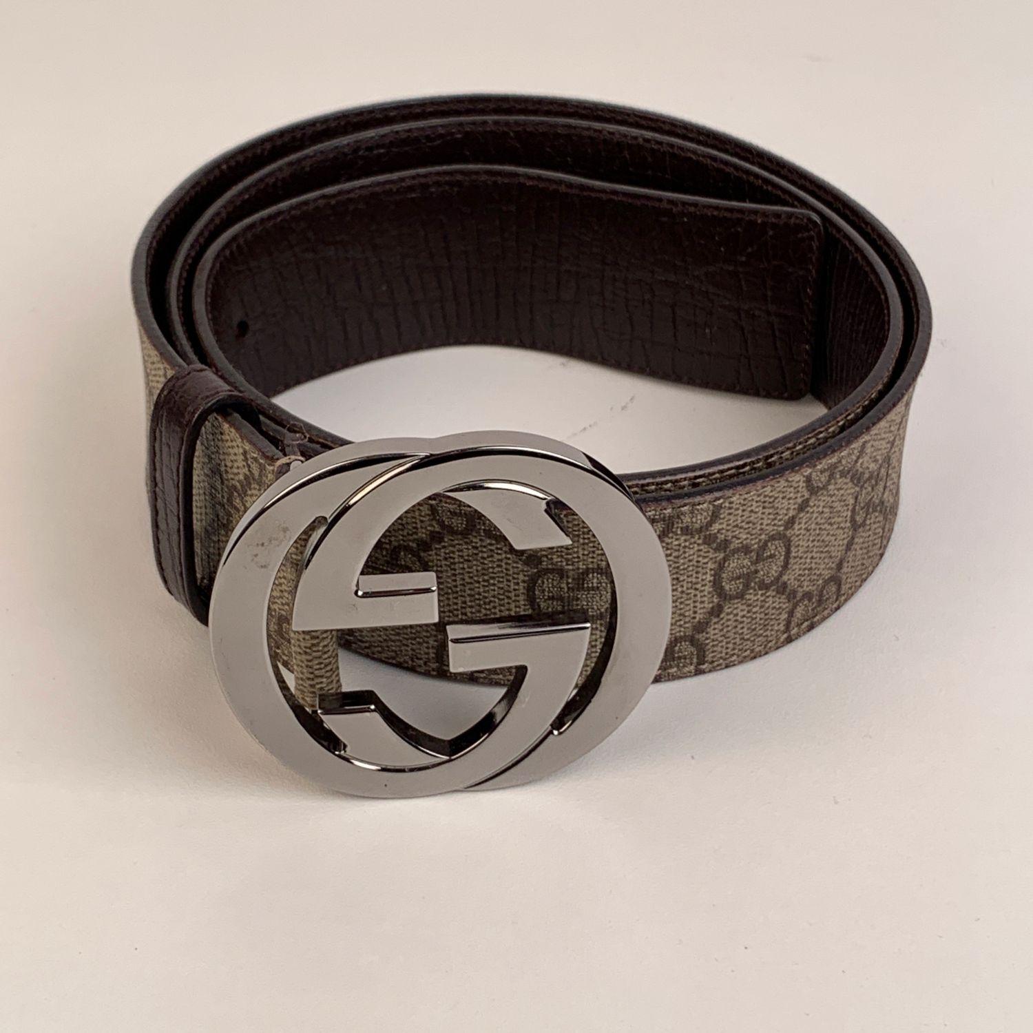 gucci monogram belt