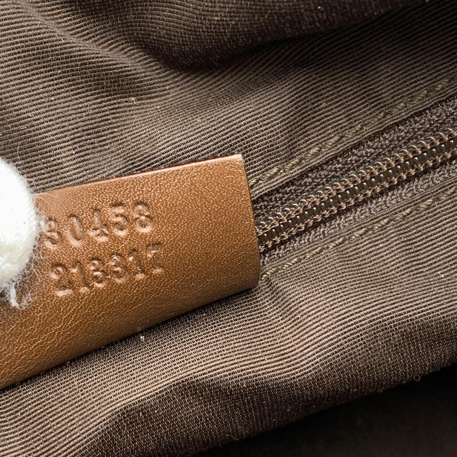 Boston Bag Duffle Bag von Gucci in Beige mit Monogramm aus Segeltuch 6