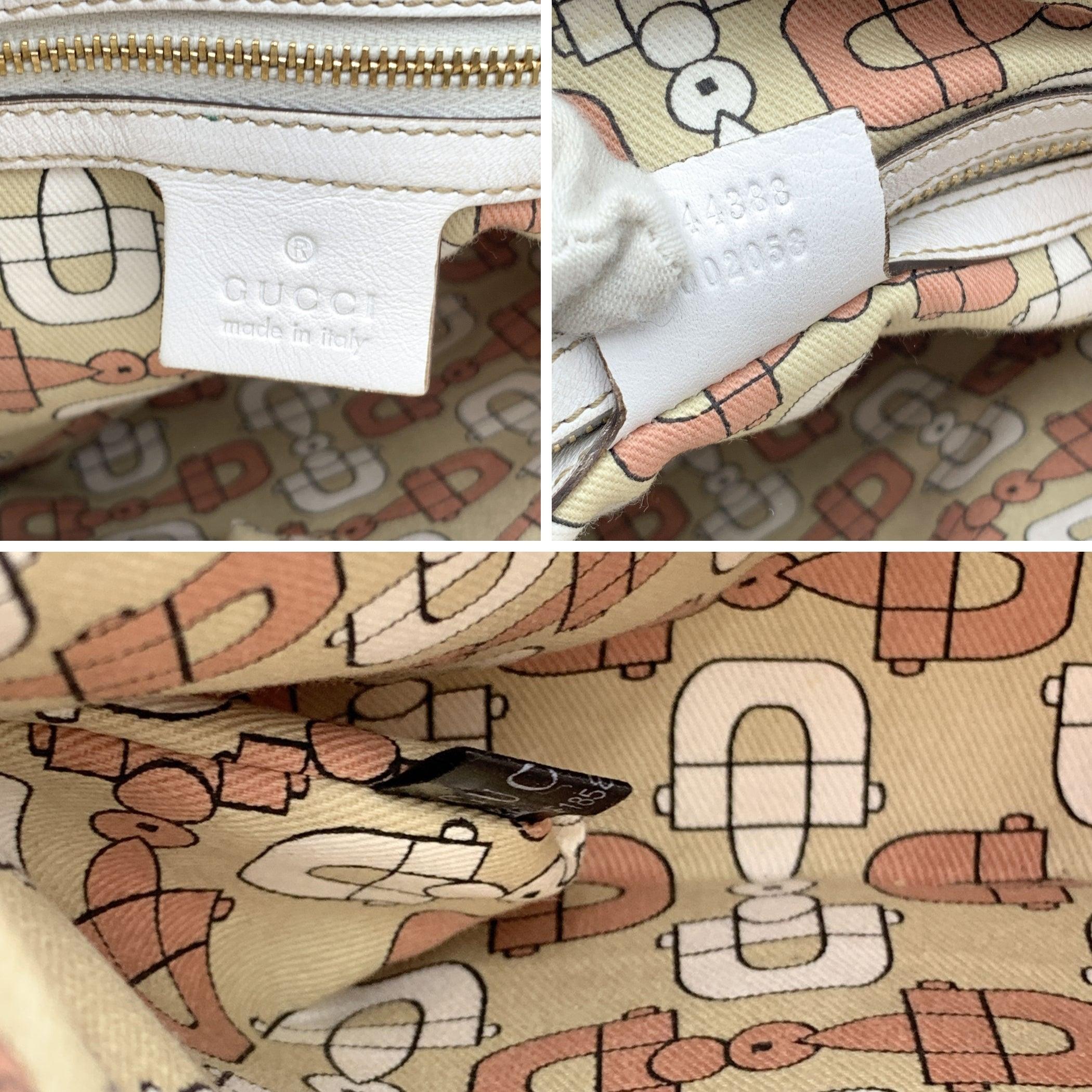 Gucci Beige Monogram Canvas Joliecoeur Messenger Shoulder Bag For Sale 3