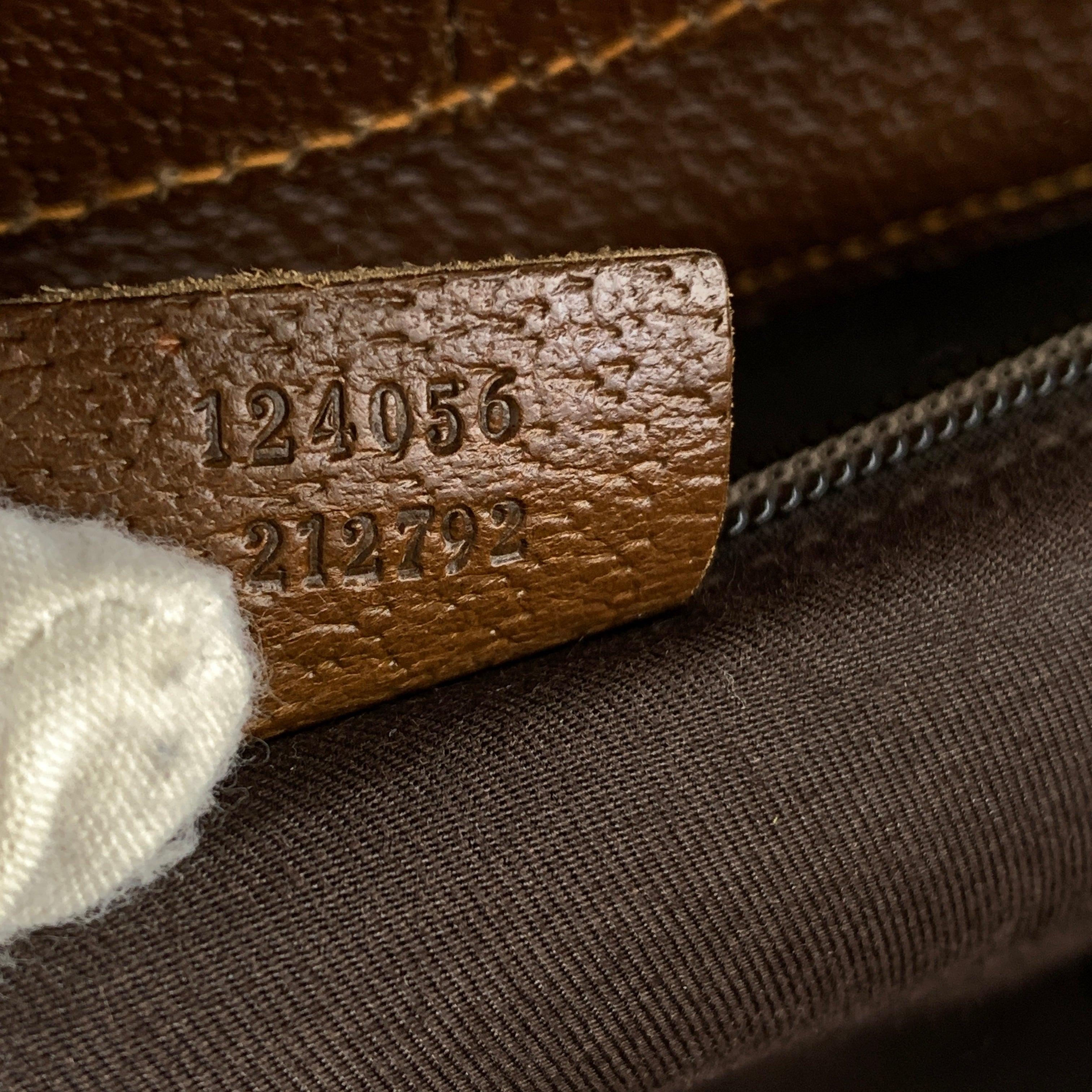Gucci Weekend Travel Bag aus Segeltuch mit Monogramm und Streifen in Beige mit Monogramm 1