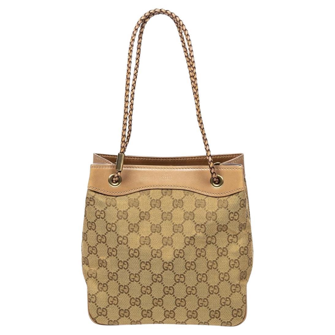 Gucci Beige Monogram Tote