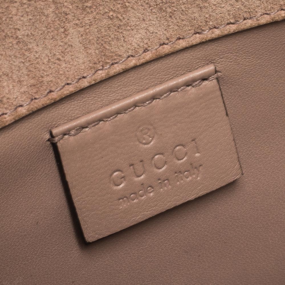 Gucci Beige Nice Microguccissima Leather Broadway Clutch 1