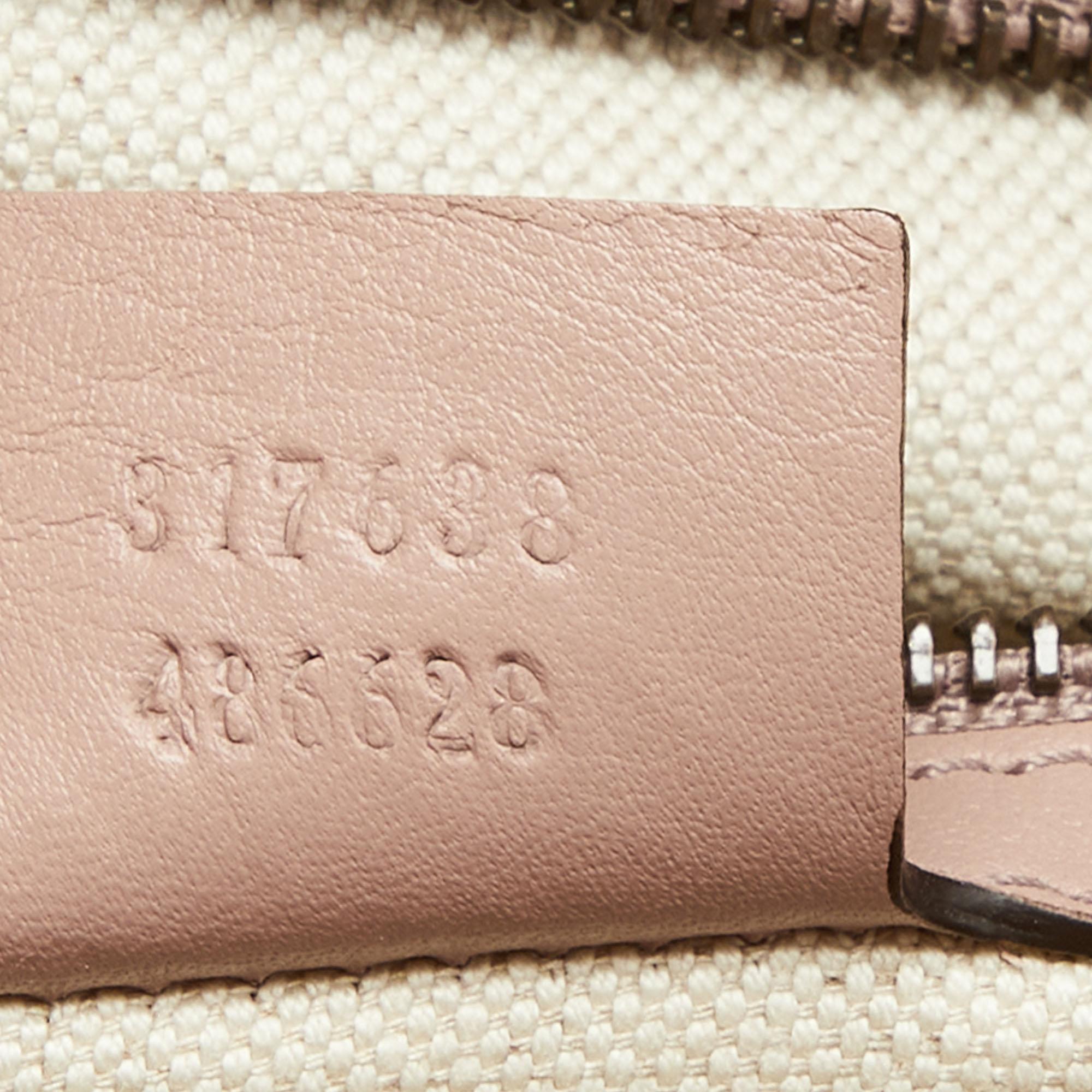 Gucci Beige Patent Leather Bright Bit Clutch 2