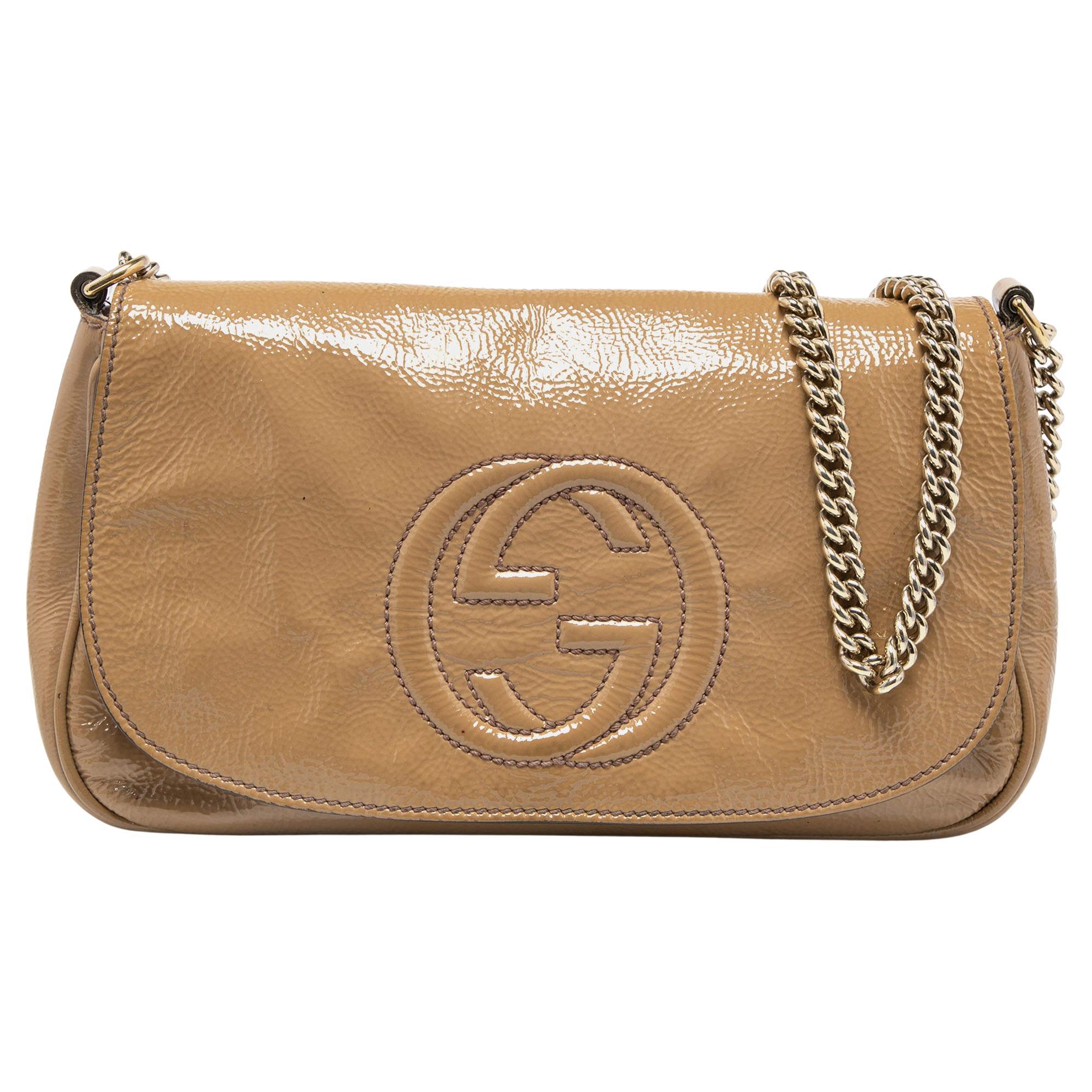 Gucci Flap Shoulder Bag 167 For Sale on 1stDibs