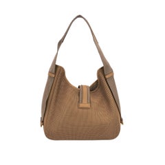 Gucci Beige Perforated Leather Jackie Hobo Shoulder Bag