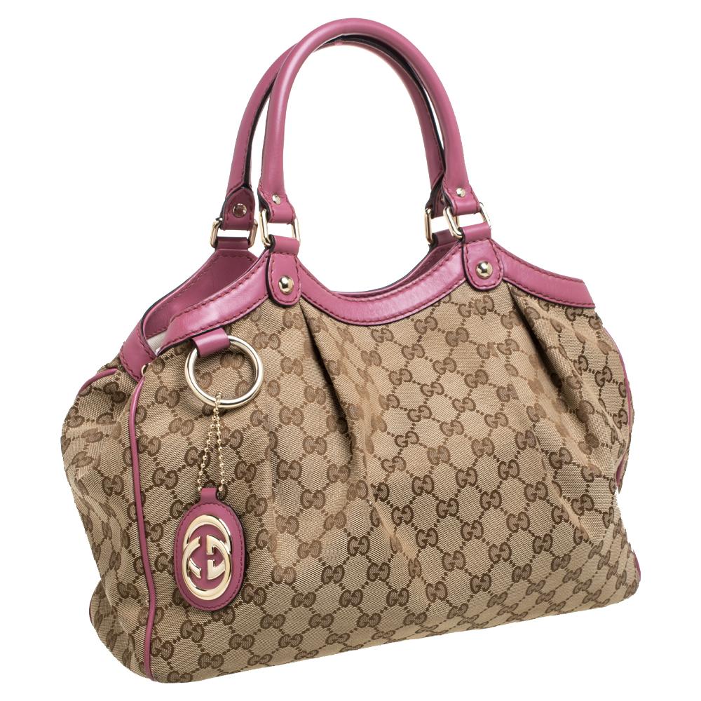 gucci sukey tote gg canvas medium