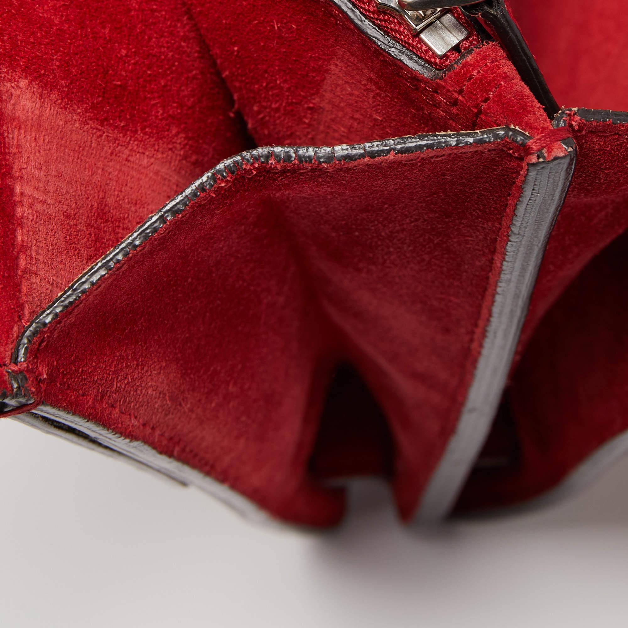 Gucci Beige/Red GG Supreme Canvas and Suede Medium Dionysus Shoulder Bag 12