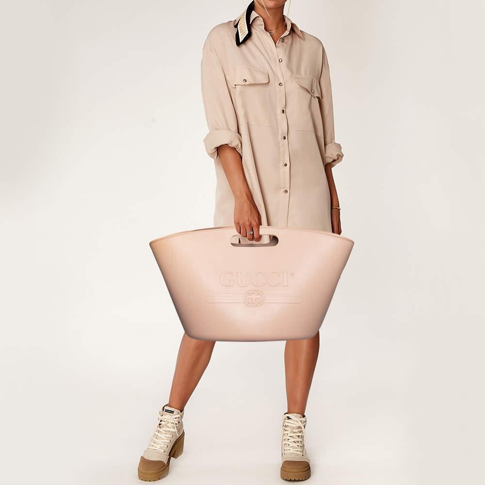 gucci rubber tote