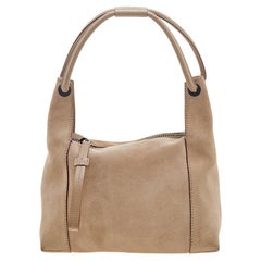 Gucci Beige Suede and Leather Hobo Gucci Beige Suede and Leather Hobo