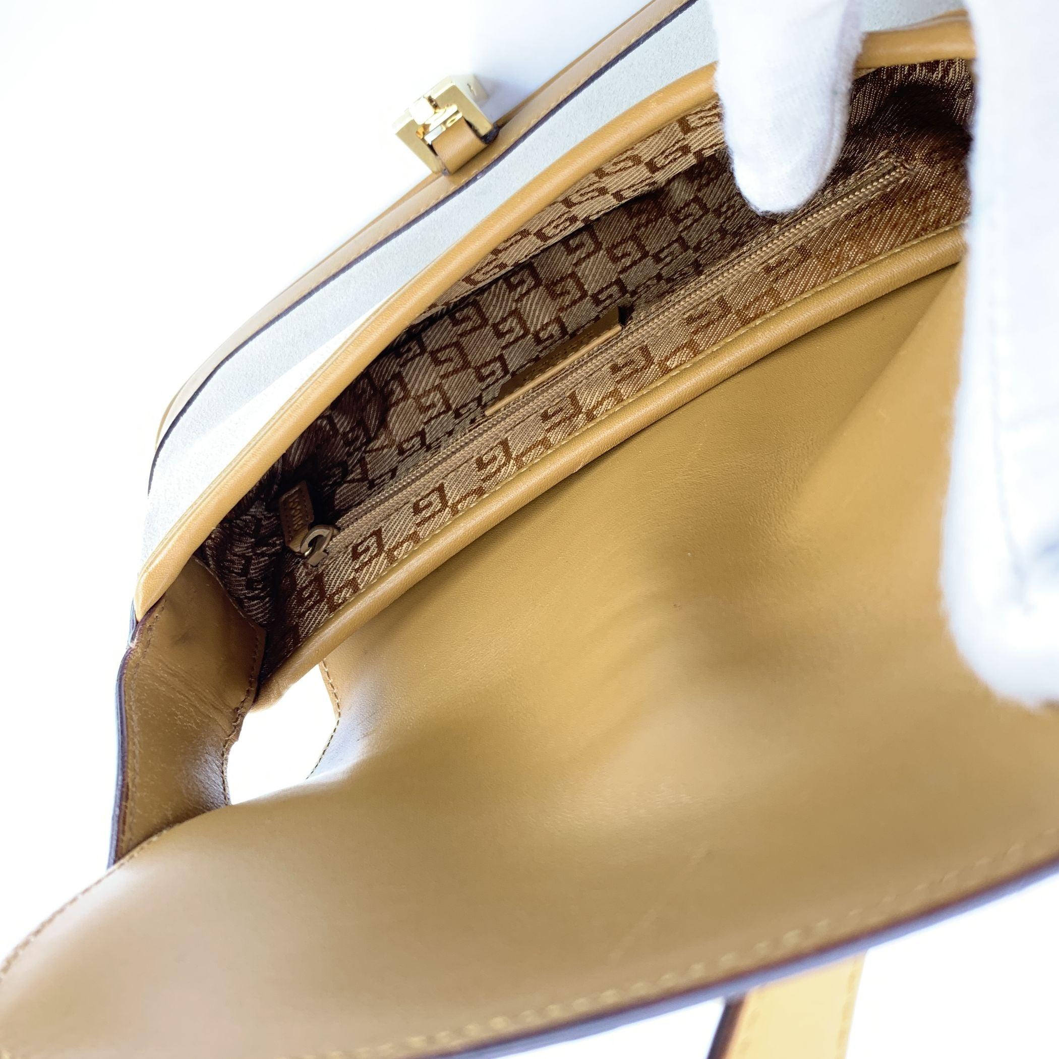 Women's Gucci Beige Suede and Leather Mini Flap Jackie Bag Tom Ford Era For Sale