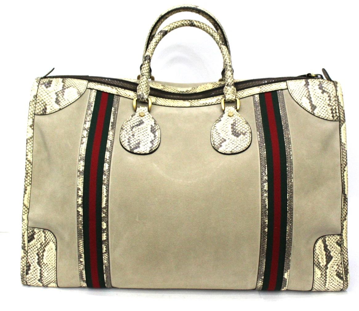 Gucci Beige Suede Ophidia Bag In New Condition In Torre Del Greco, IT