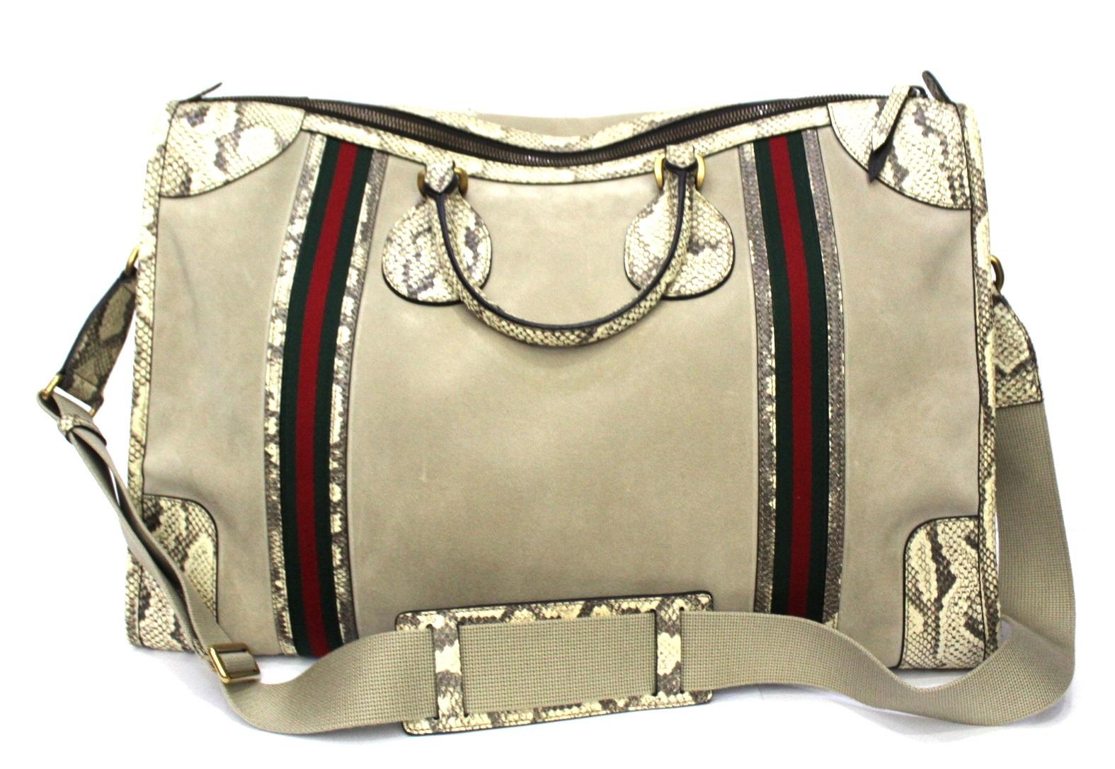 Gucci Beige Suede Ophidia Bag 5