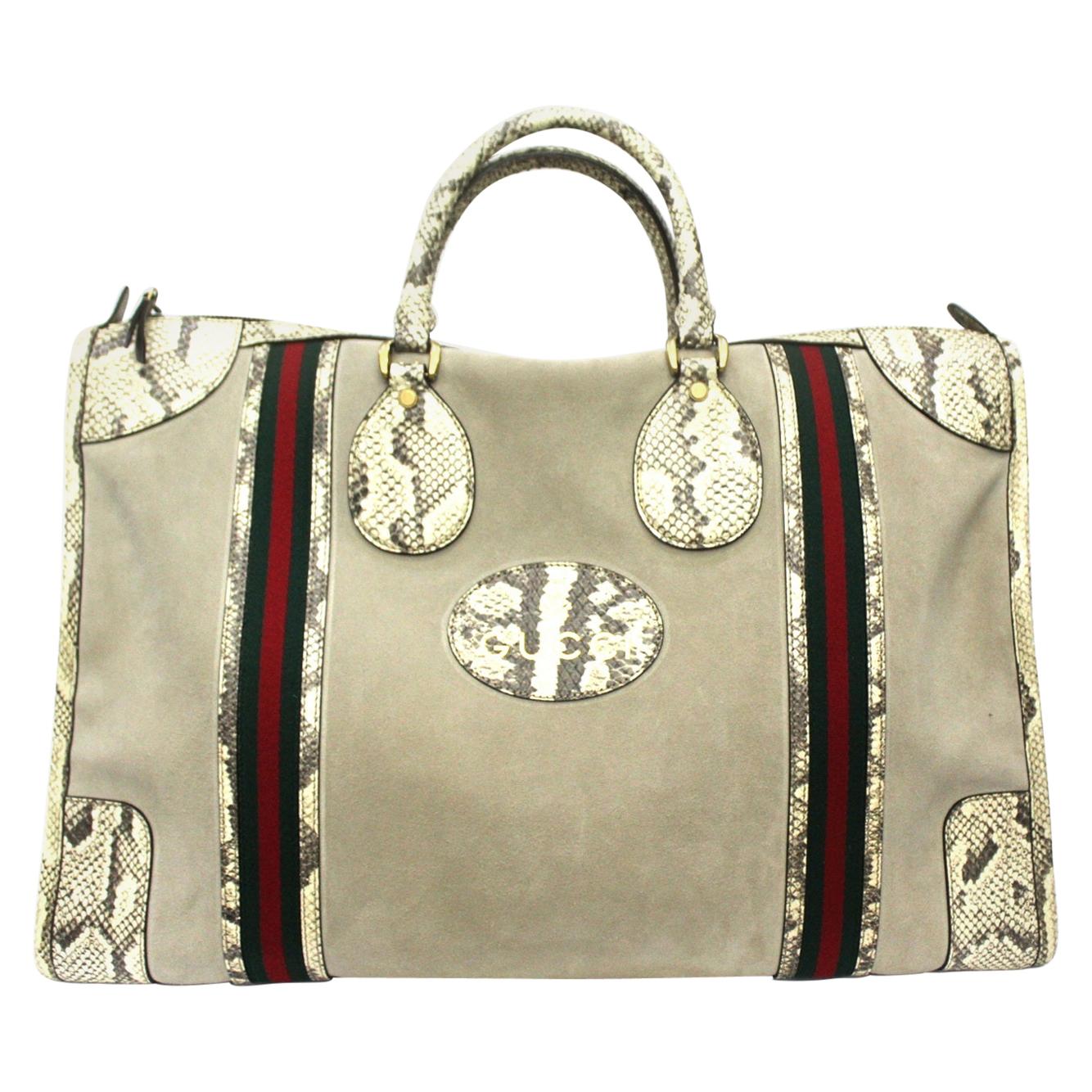 Gucci Beige Suede Ophidia Bag