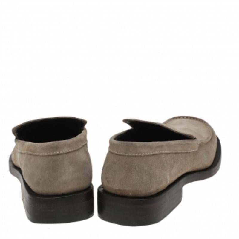 Mocasines de ante beige Gucci talla 42 en venta 1