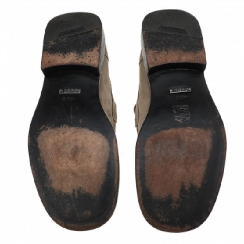 Mocasines de ante beige Gucci talla 42 en venta 2