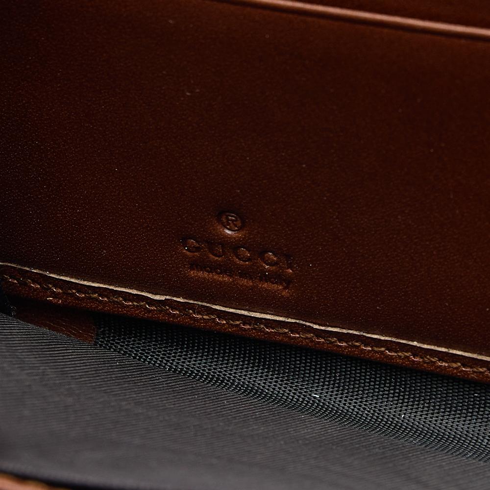 Brown Gucci Beige/Tan GG Supreme Canvas Zip Around Wallet