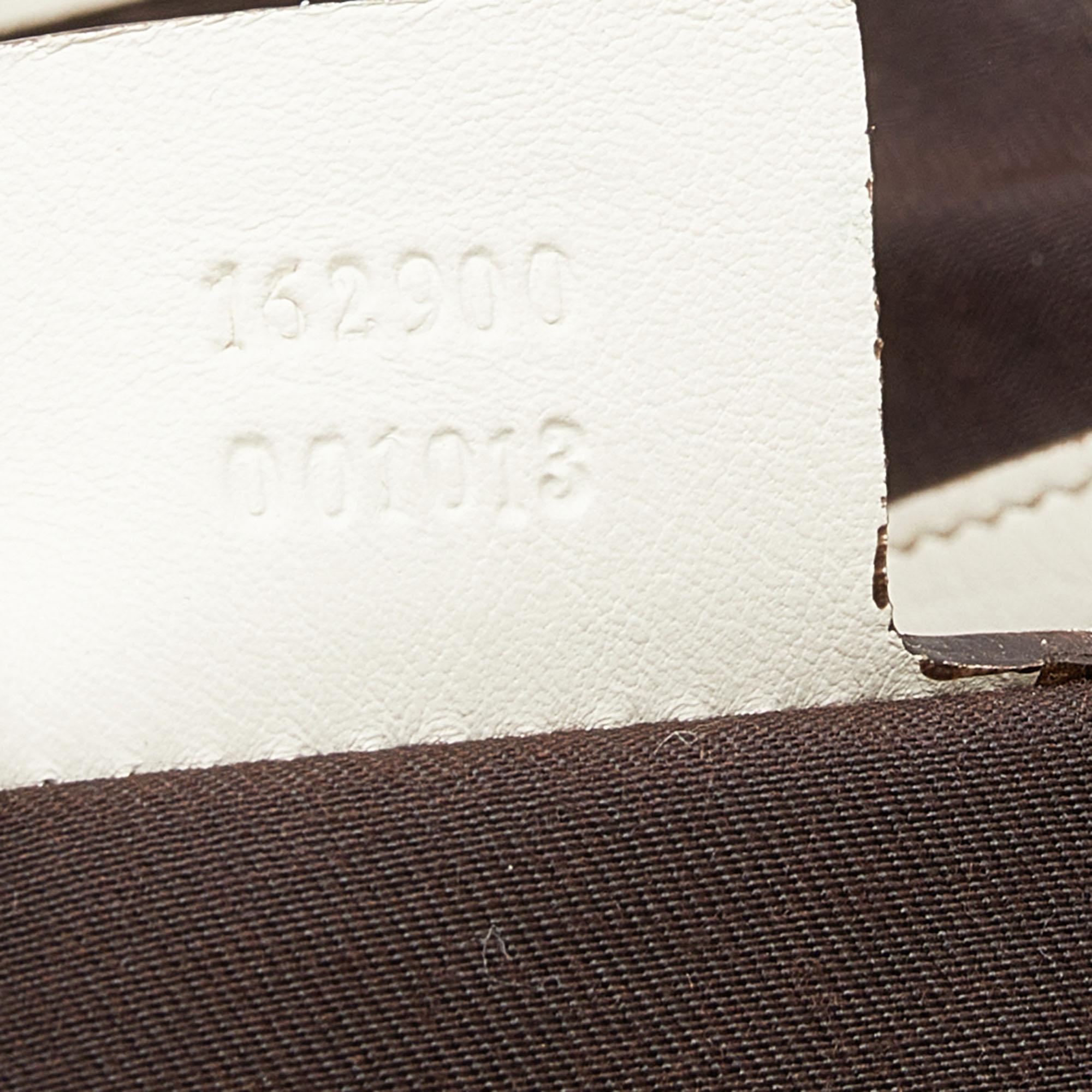Gucci Beige/White GG Canvas And Leather Pelham Medium Shoulder Bag 3