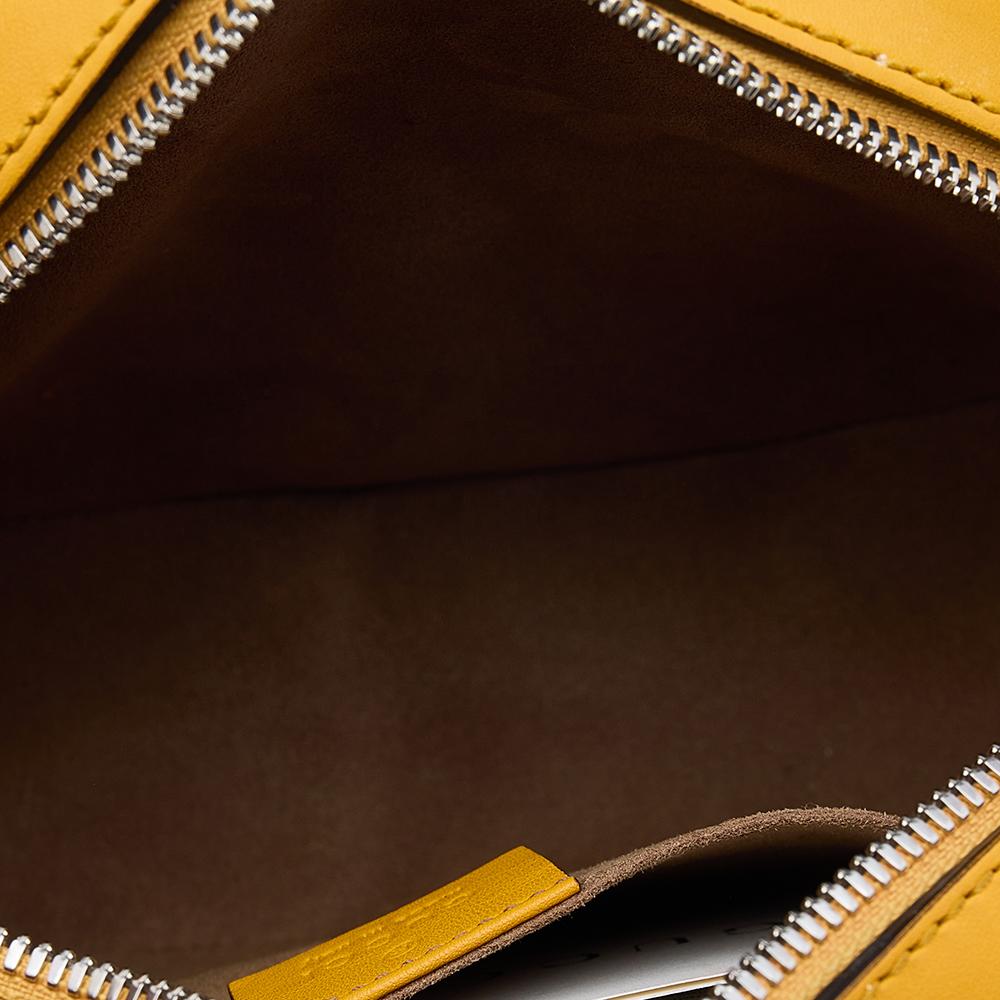 Gucci Beige/Yellow GG Supreme Canvas And Leather Arabesque Mini Chain Bag 4