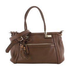 Gucci Bella Convertible Top Handle Bag Leather Small