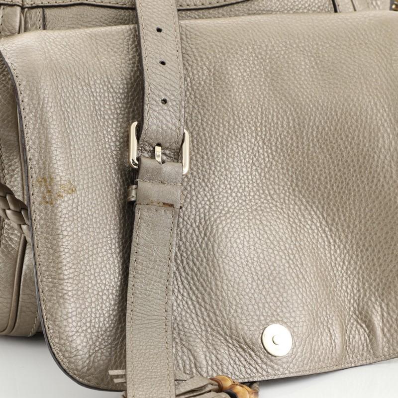 Gucci Bella Flap Shoulder Bag Leather Medium 2
