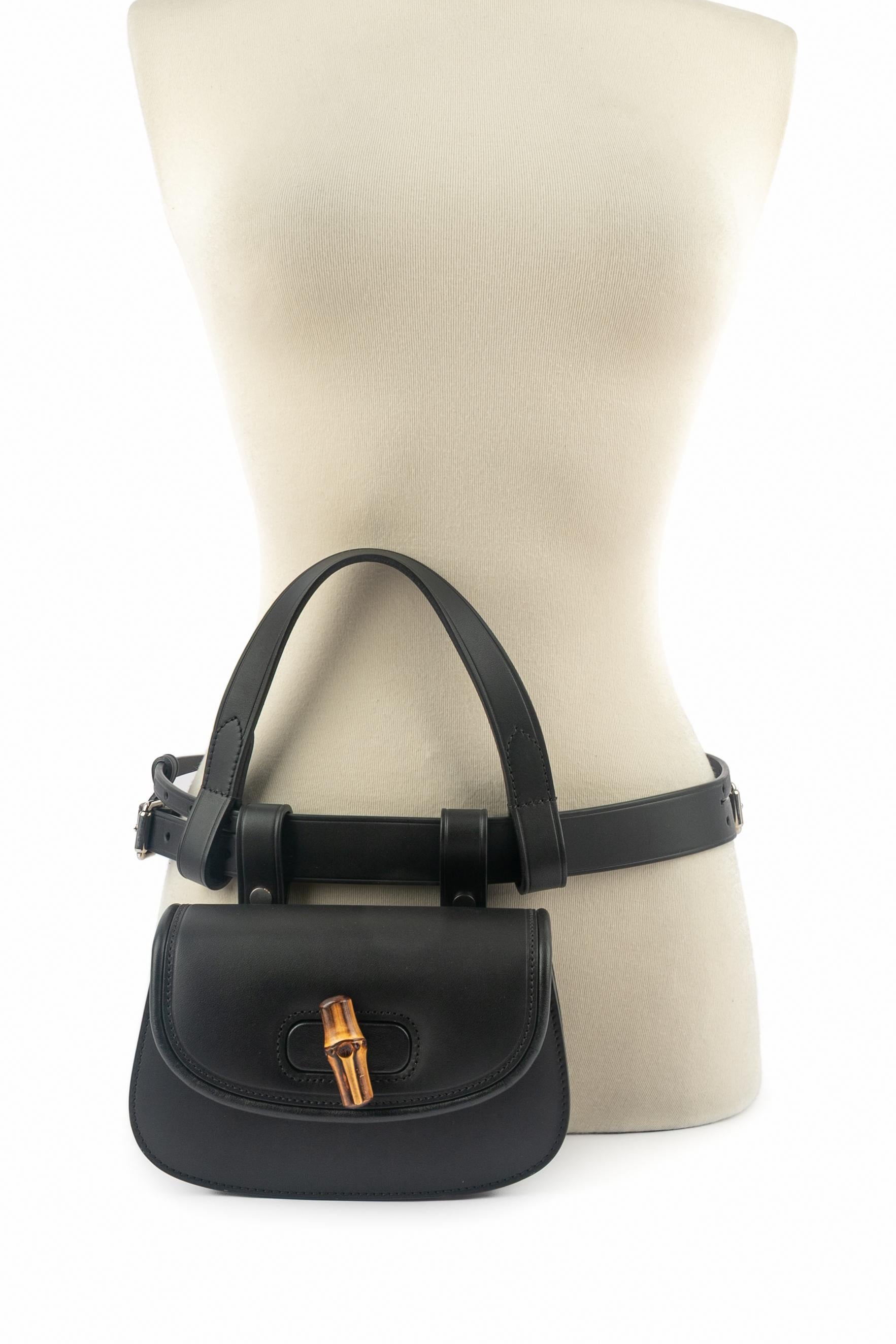 Sac de ceinture 'Bamboo 1947' de Gucci en vente 7