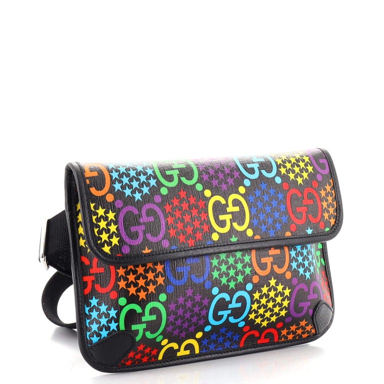 Gucci Belt Bag Psychedelic Print GG Coated Canvas at 1stDibs