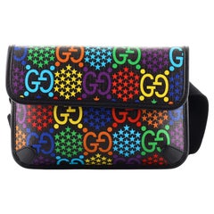 Gucci Gürteltasche Psychedelic Print GG aus beschichtetem Segeltuch